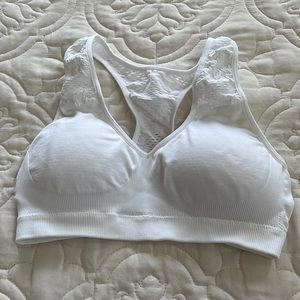 White Fruit of the Loom Sport Bra